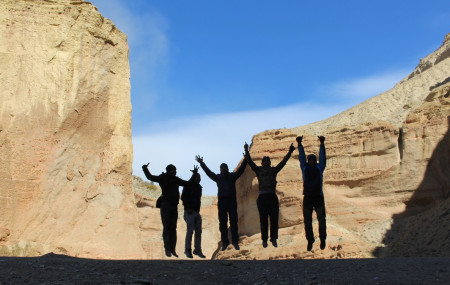 कालिगण्डकीले छोडेर हिँडेको रंग। तस्बिरः सुरज सुवेदी