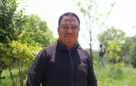 मध्यपुर थिमिका नवनिर्वाचित मेयर सुरेन्द्र श्रेष्ठ। तस्बिर: सबिना श्रेष्ठ/सेतोपाटी