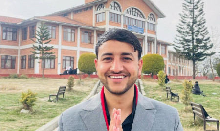 त्रिवि स्ववियु सभापति जोशी। फाइल तस्बिर।