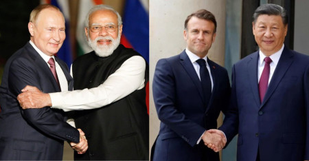 भारत आउँदै छन् रूसी राष्ट्रपति पुटिन, चीन पुगे फ्रान्सका राष्ट्रपति माक्रों