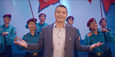 गीतकार पनि हुन् नवनियुक्त आइजिपी कार्की, 'खरानीबाट उठेर' भन्ने बोलको गीत रेकर्डिङ हुँदै