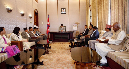 तस्बिर: प्रचण्डको सचिवालय