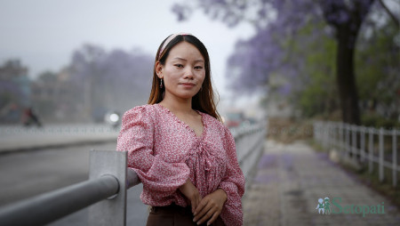 निर्देशक इनुमा राई। तस्बिरः नवीनबाबु गुरूङ/सेतोपाटी