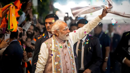 बिहारमा नरेन्द्र मोदी र नितिश कुमारको गठबन्धनले ल्यायो दुईतिहाइ बहुमत