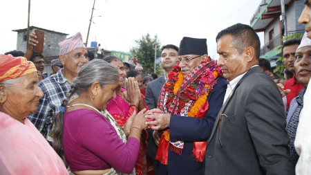 तस्बिरः प्रचण्डको सचिवालय ।