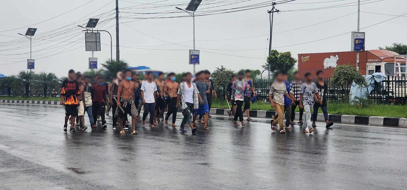 गत भदौ ४ गते भक्तपुरको बाल सुधार गृहबाट भागेका बालकहरू। फाइल तस्बिर: कमल प्रसाईं।