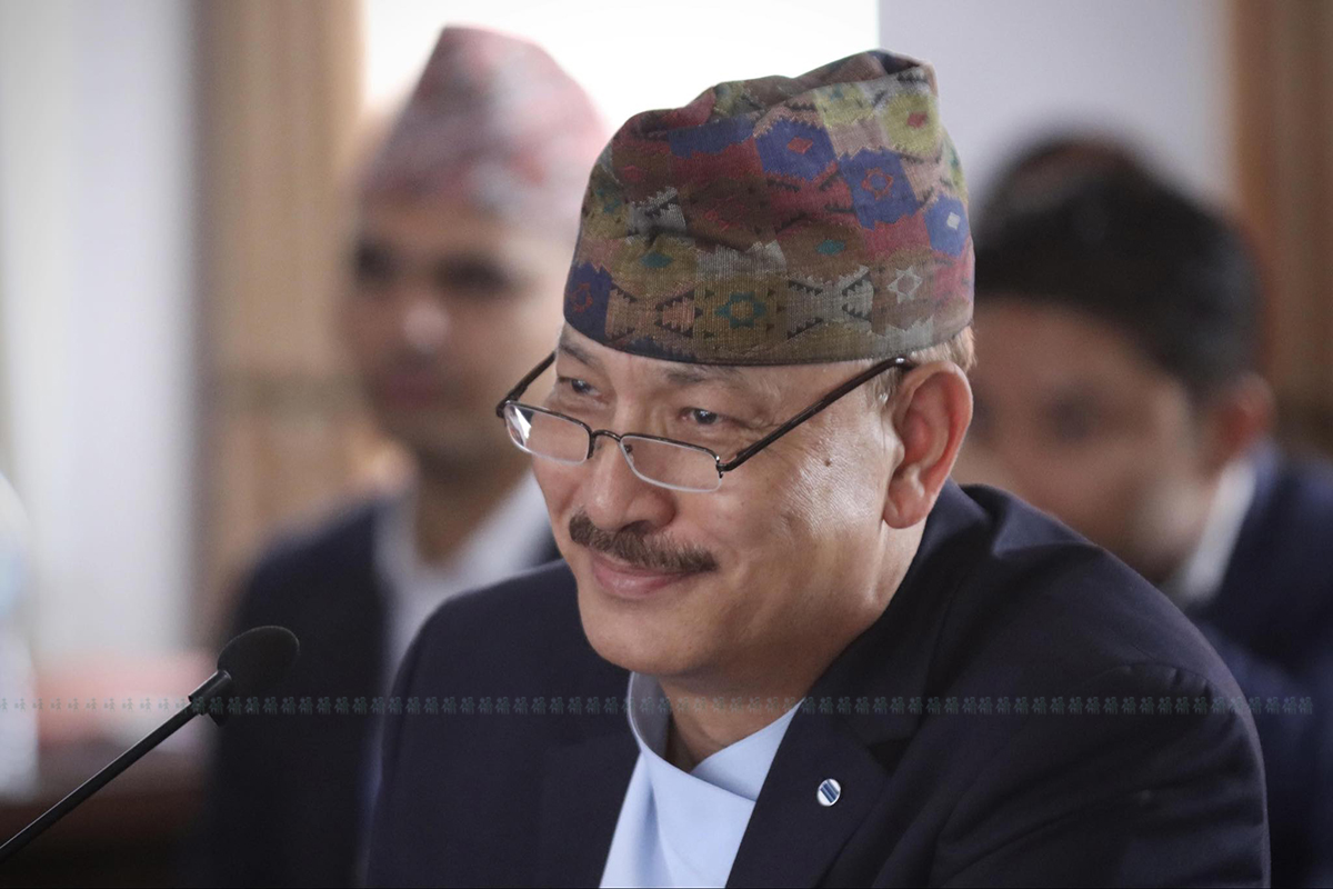 प्रधानन्यायाधीश विश्वम्भरप्रसाद श्रेष्ठ। तस्बिर: सेतोपाटी