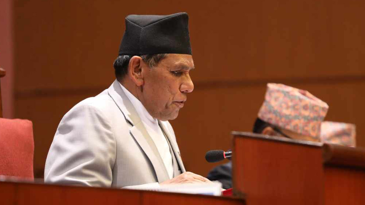 राष्ट्रिय सभा अध्यक्ष नारायणप्रसाद दाहाल। फाइल तस्बिर।