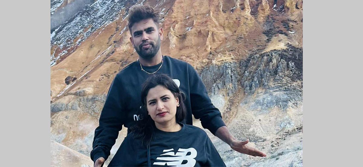 चाहना पुरी र उनका श्रीमान ओमकार गिरी