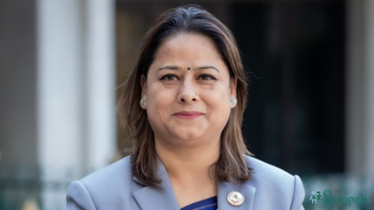 अध्यक्ष रञ्जिता श्रेष्ठ।